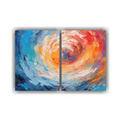 GENERICO - Pinturas Abstractas De Colores Para Decoración 120x80 Cm