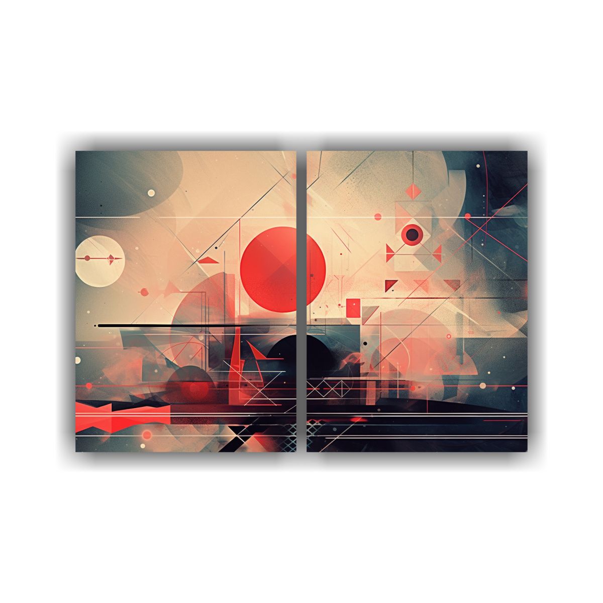 GENERICO - Pinturas Decorativas En Bastidor Con Movimiento 120x80 Cm