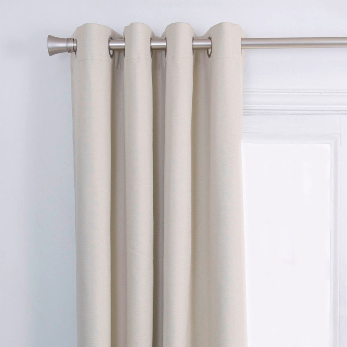 MASHINI - Cortina Blackout Espiga Cr 140X220 Cm Mashini