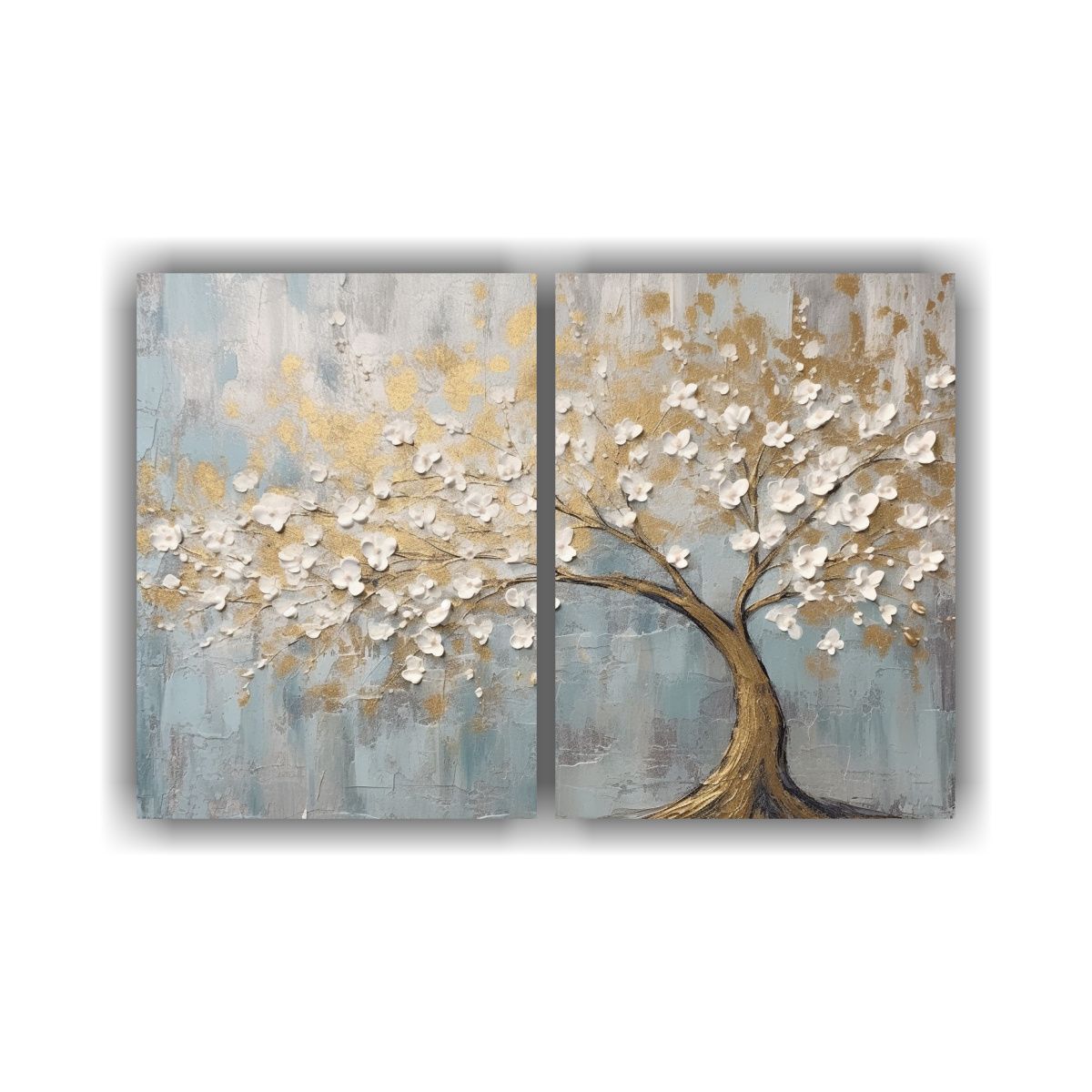GENERICO - Cuadro De árbol En Lienzo Exclusivo Sobre Fondo 120x80 Cm