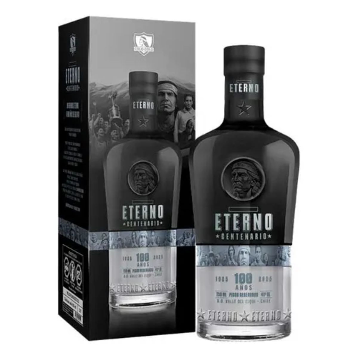 COLO COLO - Pisco Eterno Centenario Transparente 40° 750cc