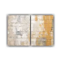GENERICO - Pintura Al óleo Texturas En Bastidor Para 120x80 Cm