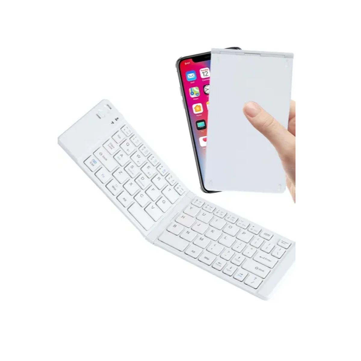 GENERICO - Mini Teclado Inalámbrico Plegable Portátil Mk-1007