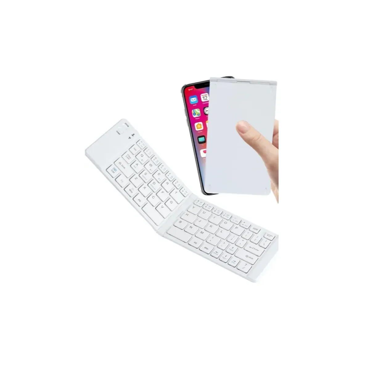 GENERICO - Mini Teclado Inalámbrico Plegable Portátil Mk-1007