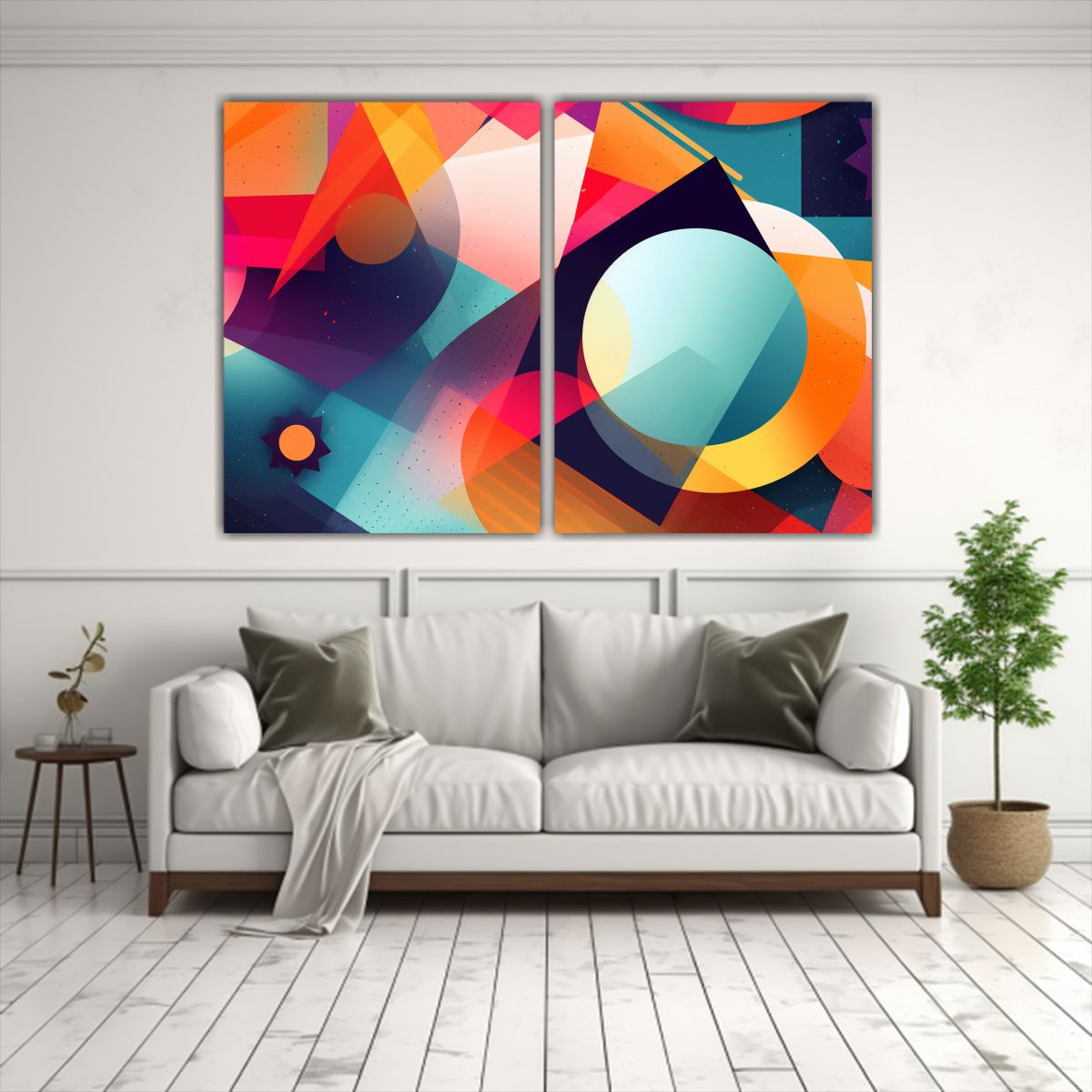 GENERICO - Pinturas Decorativas Actuales De Abstracción 120x80 Cm