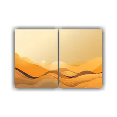 GENERICO - Cuadros Minimalistas Para Portadas De 120x80 Cm