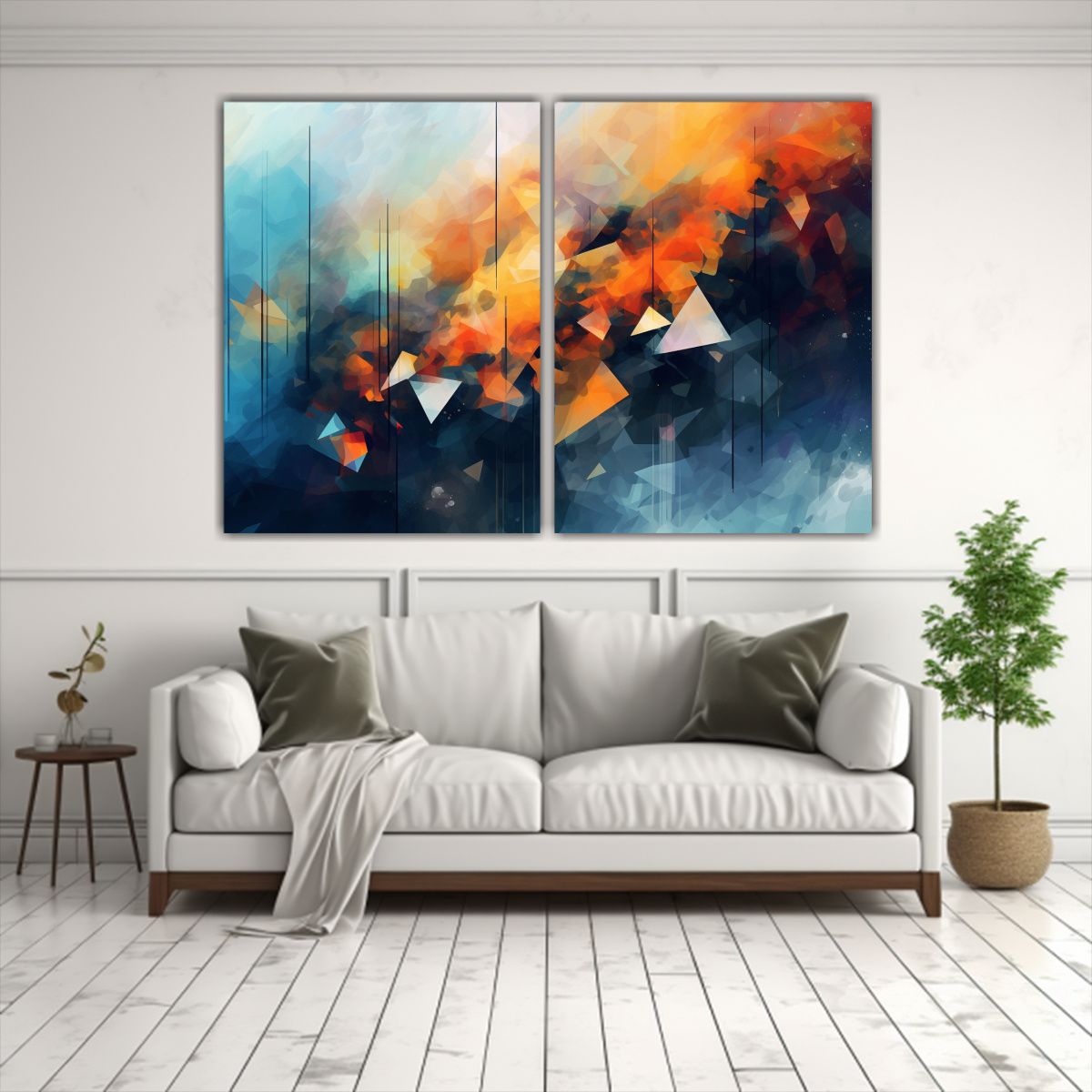 GENERICO - Pinturas Decorativas Abstractas Modernas Con 120x80 Cm