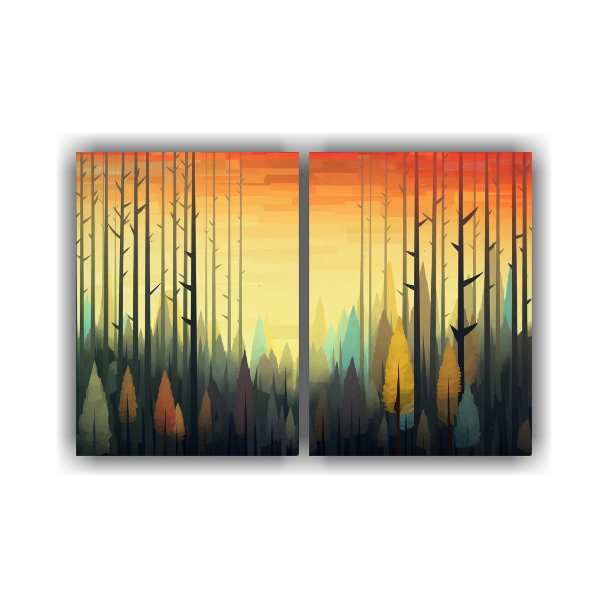 GENERICO - Pinturas Decorativas Modernas De Madera Con 120x80 Cm