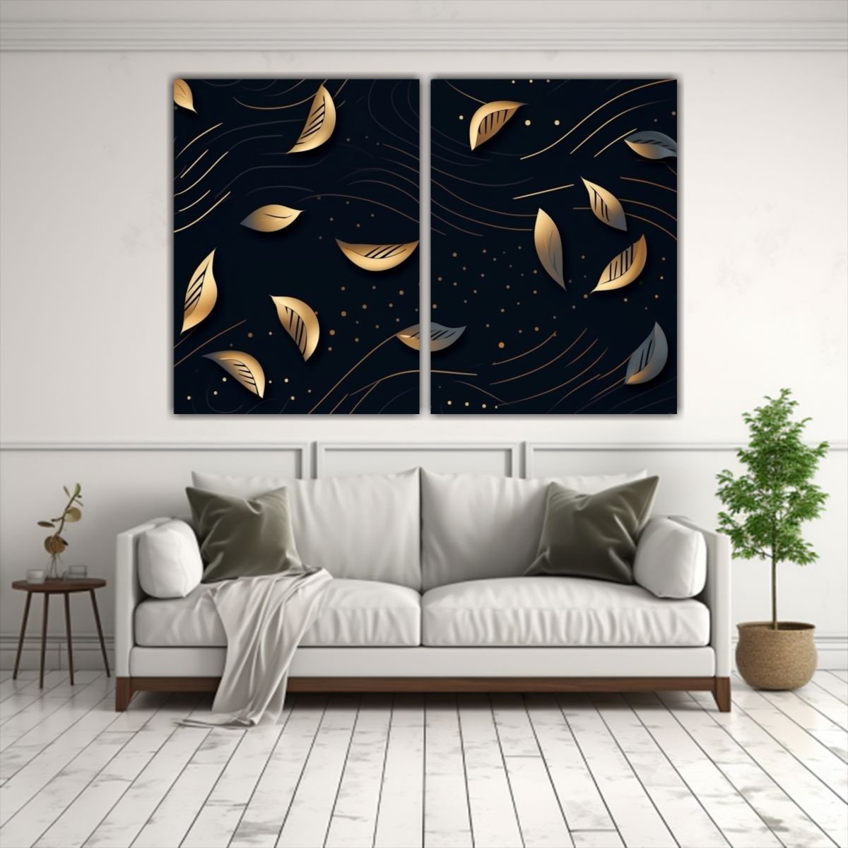 GENERICO - Lienzos Minimalistas Con Sensibilidad Artística 120x80 Cm