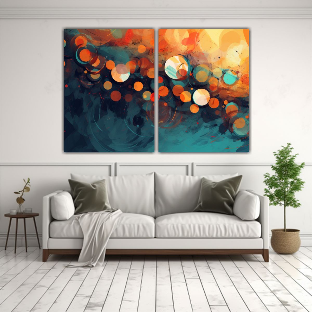 GENERICO - Arte Abstracto En Lienzo Sensibilidad Artística 120x80 Cm