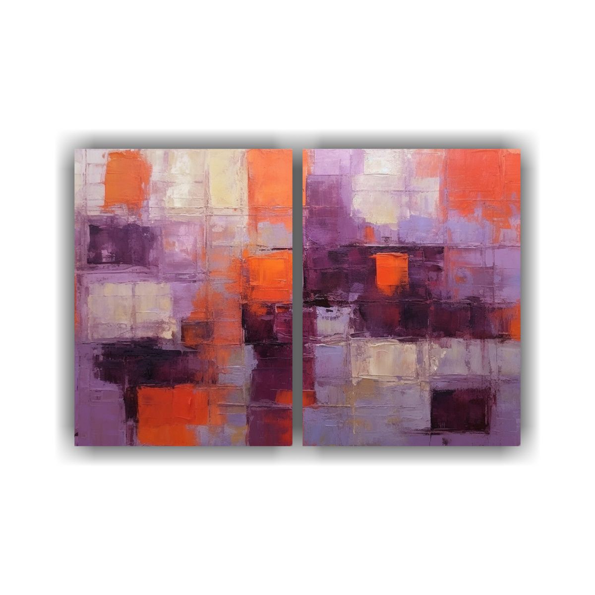 GENERICO - Cuadros Abstractos Duraderos Con Textura En 120x80 Cm