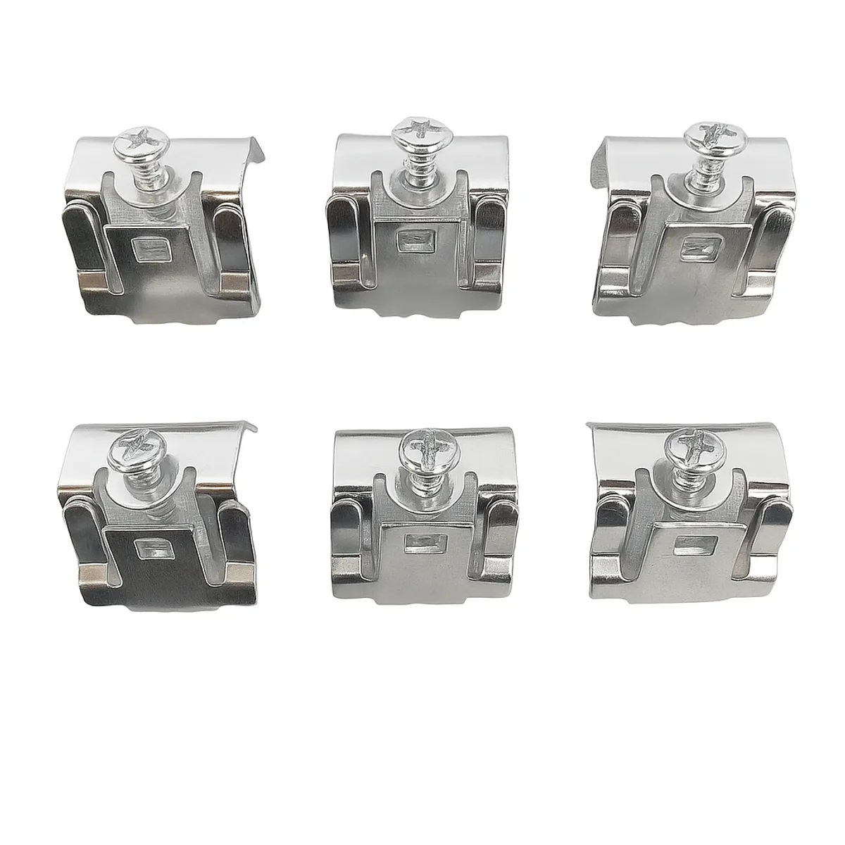 TAUMM - Kit De Ganchos O Fijaciones Para Lavaplato Empotrado 06 Unid