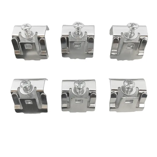 TAUMM - Kit De Ganchos O Fijaciones Para Lavaplato Empotrado 06 Unid