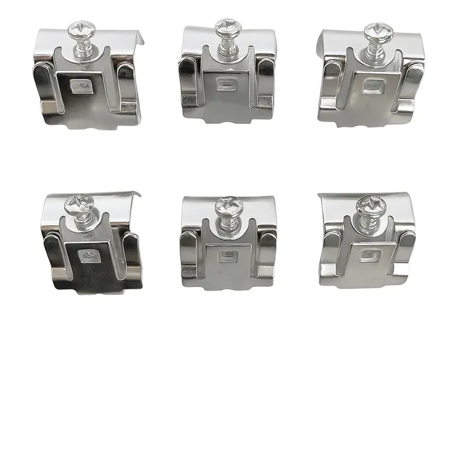 TAUMM - Kit De Ganchos O Fijaciones Para Lavaplato Empotrado 06 Unid