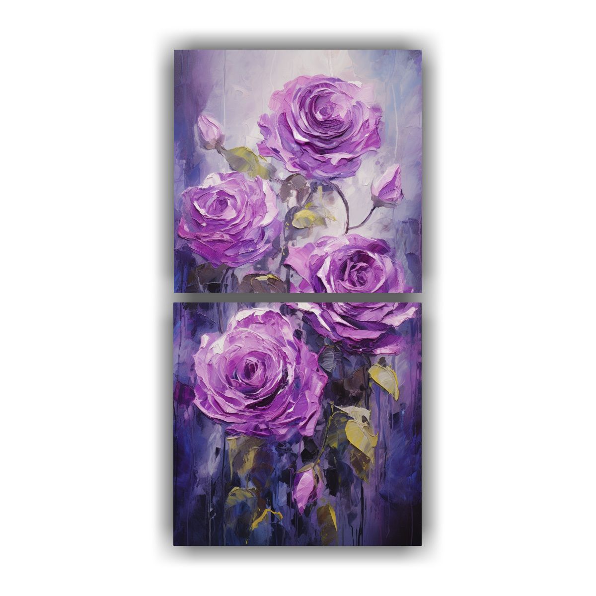 GENERICO - Cuadros Alegres Pintura En Lienzo Con Forma De 80x160 Cm