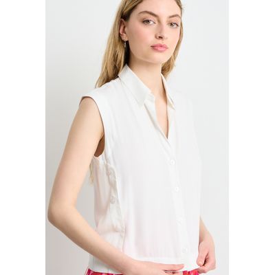 Imagen 2 del producto Blusas Sin Manga Mujer Crudo