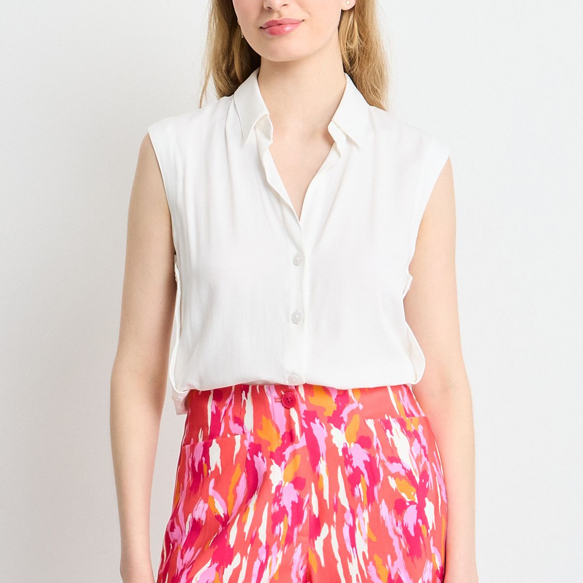 IO - Blusas Sin Manga Mujer Crudo Io