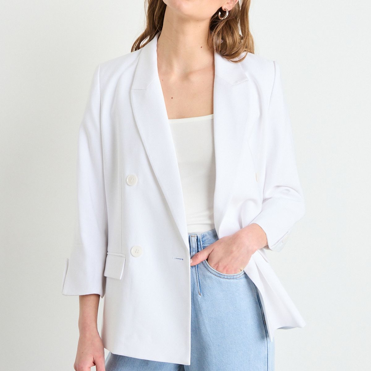 IO - Blazer Mujer Crudo Io