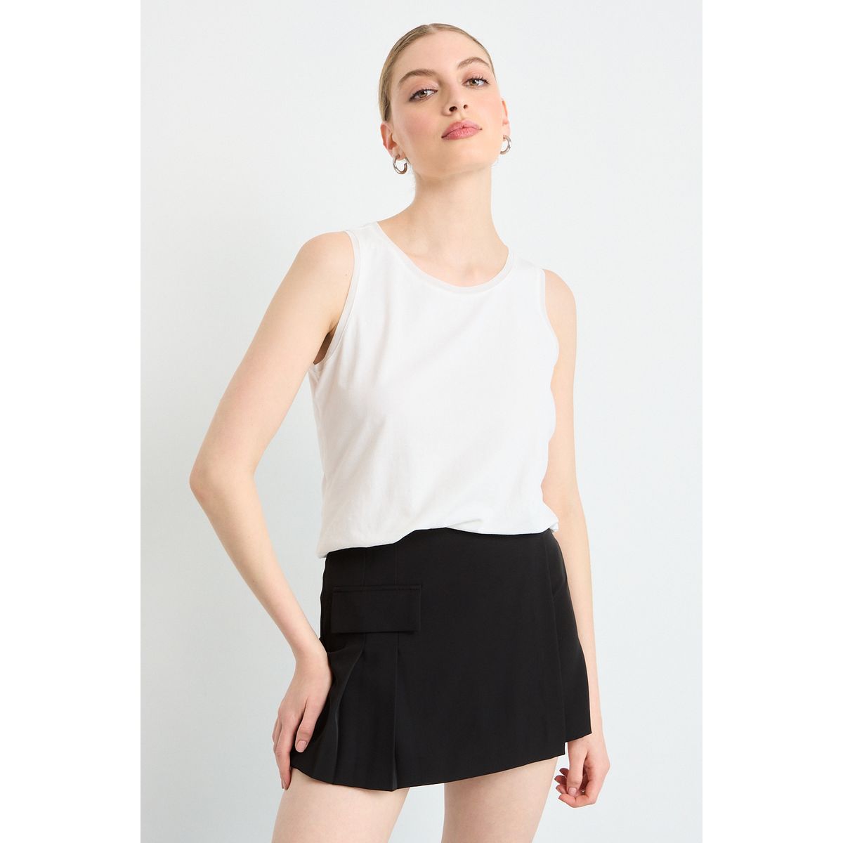 IO - Polera Sin Mangas Mujer Crudo Io