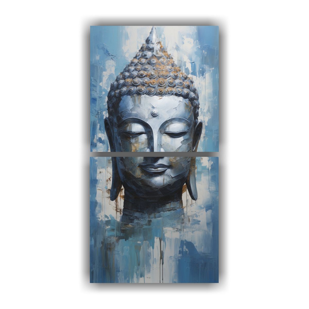 GENERICO - Cuadros Abstractos De Movimiento Y Riqueza Con 70x140 Cm