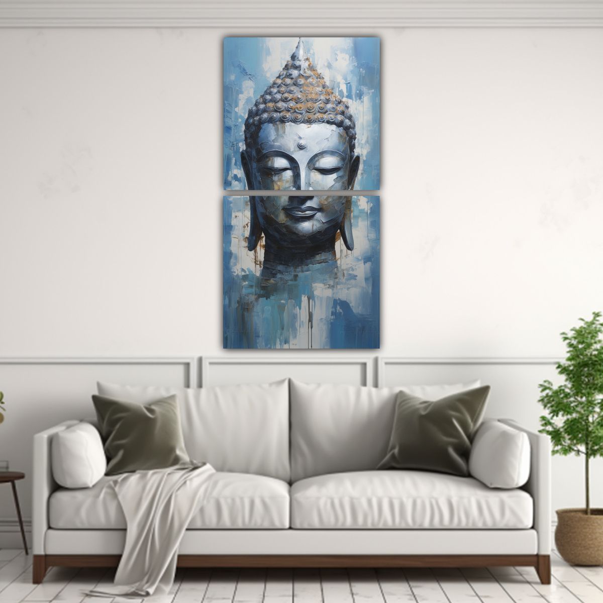 GENERICO - Cuadros Abstractos De Movimiento Y Riqueza Con 70x140 Cm