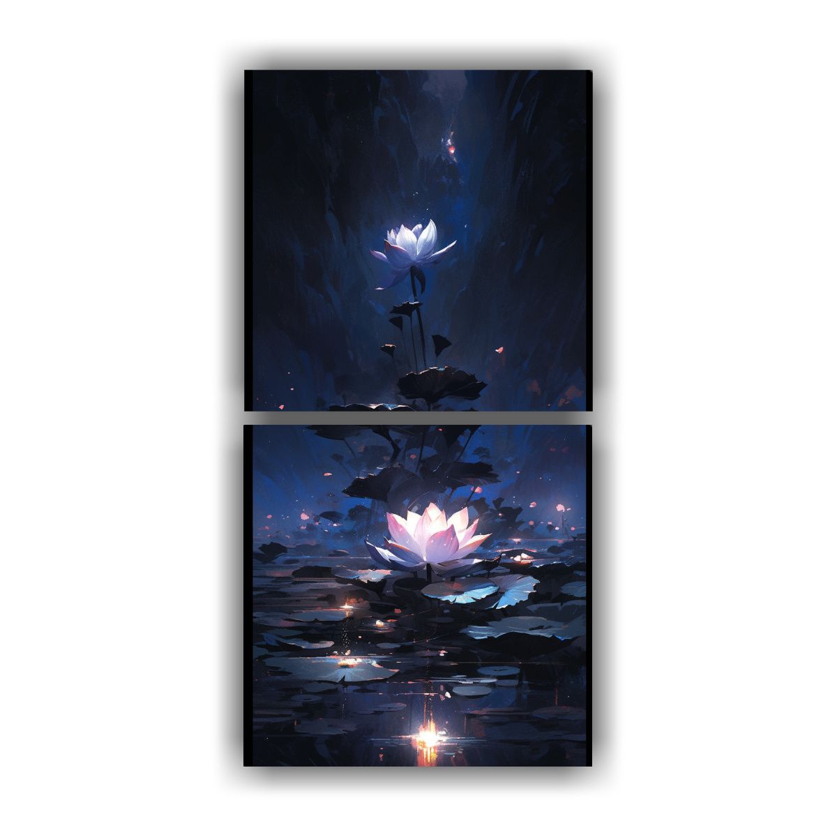 GENERICO - Cuadro En Bastidor Calidad Originalidad Loto 80x160 Cm