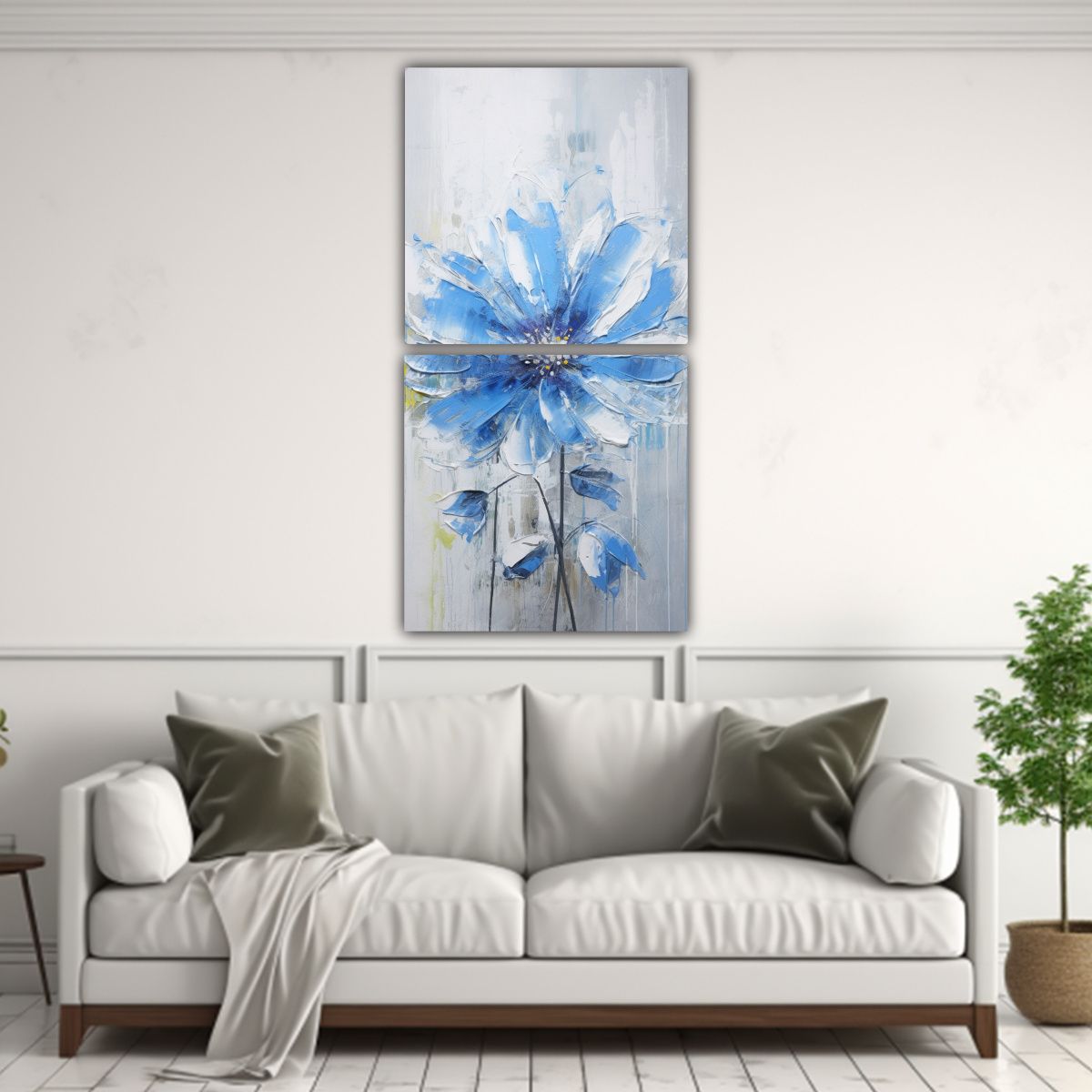 GENERICO - Cuadros Tela Canvas Exposición Estilo Decorativo 70x140 Cm