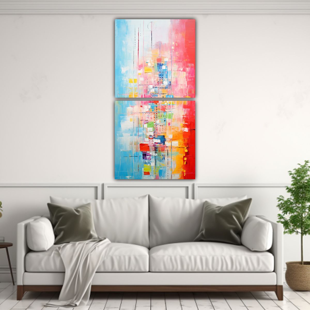 GENERICO - Emociones Vivas En Hermosa Naturaleza Arte 80x160 Cm
