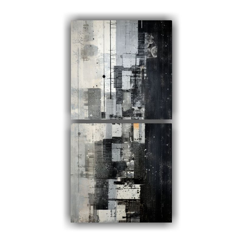 GENERICO - Cuadros Moderno Decoración De Salón Abstracto 80x160 Cm