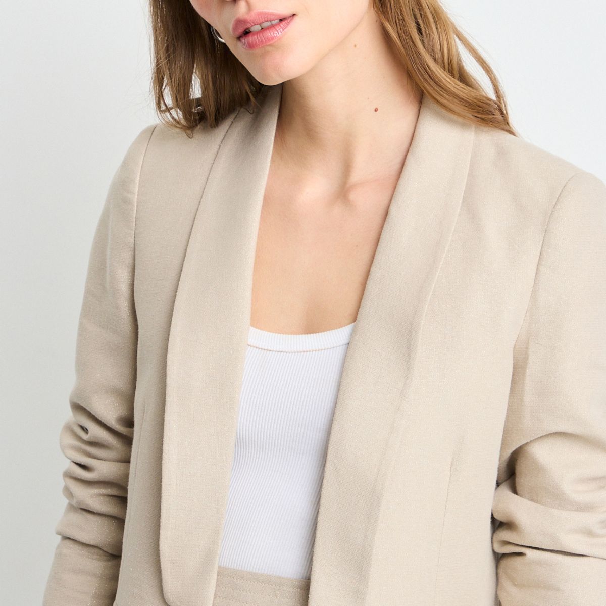 IO - Blazer Mujer Beige Io