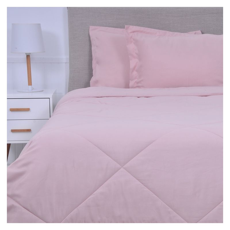 MASHINI - Plumón Microfibra Rosado Mashini