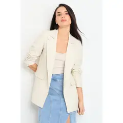 IO - Blazer Mujer Beige