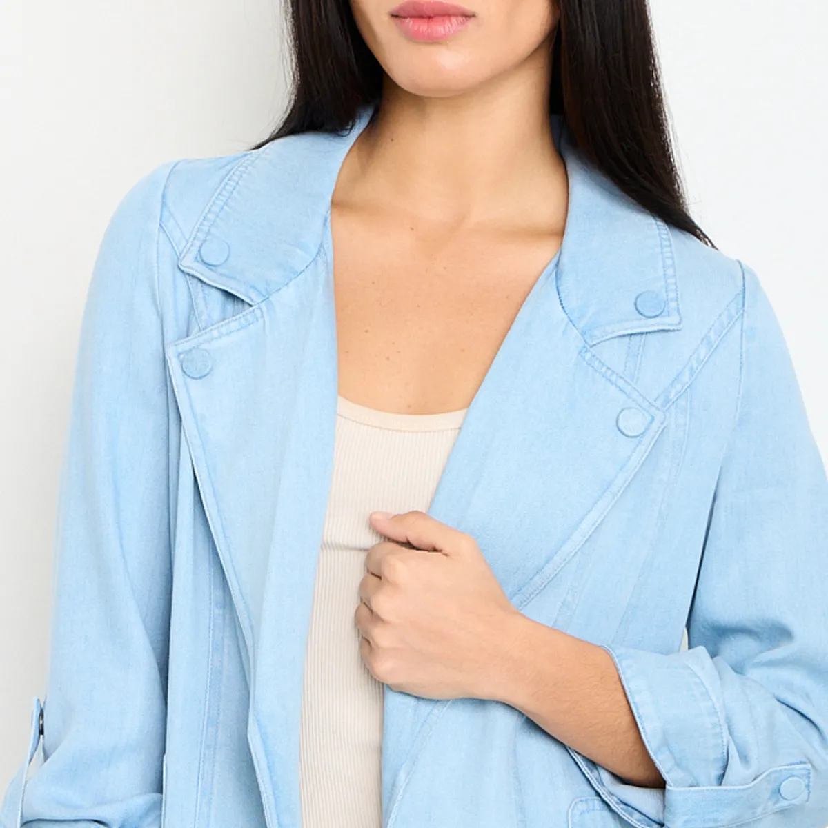 IO - Tapado Abierto Mujer Celeste IO