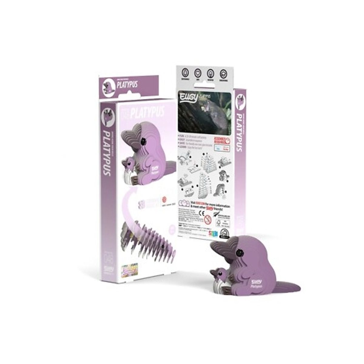 GENERICO - EUGY 105629 PLATYPUS 3D PUZZLE