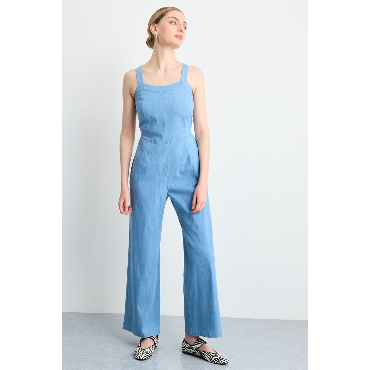 IO - Enterito Largo Mujer Celeste Io