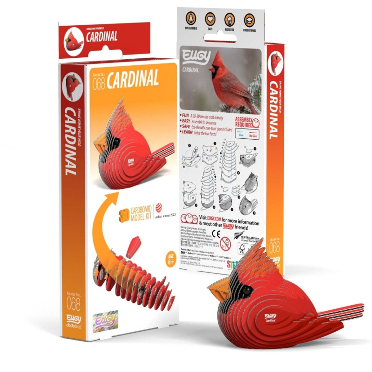 GENERICO - EUGY 105649 CARDINAL 3D PUZZLE