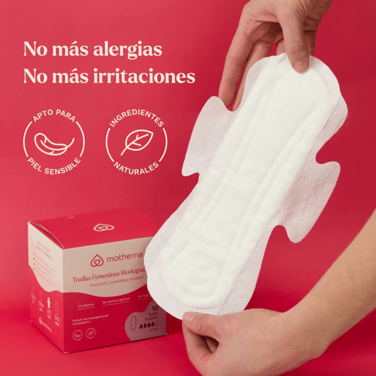 MOTHERNA - Toallas femeninas biodegradables Motherna