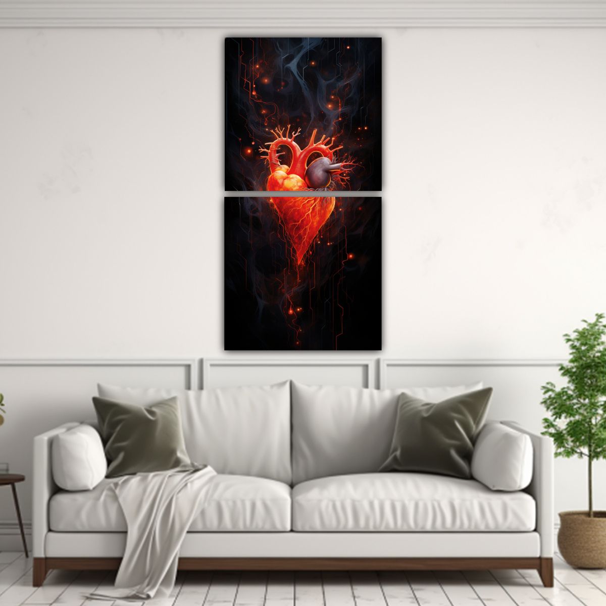 GENERICO - Pinturas Decorativas De Concepto Armonía De 80x160 Cm