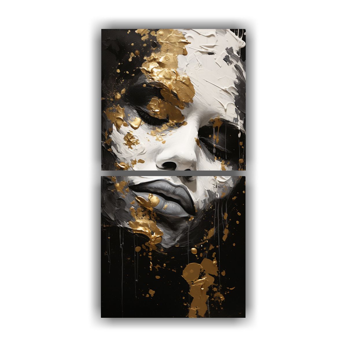 GENERICO - Pinturas Decorativas Faciales Con Contornos Y 80x160 Cm
