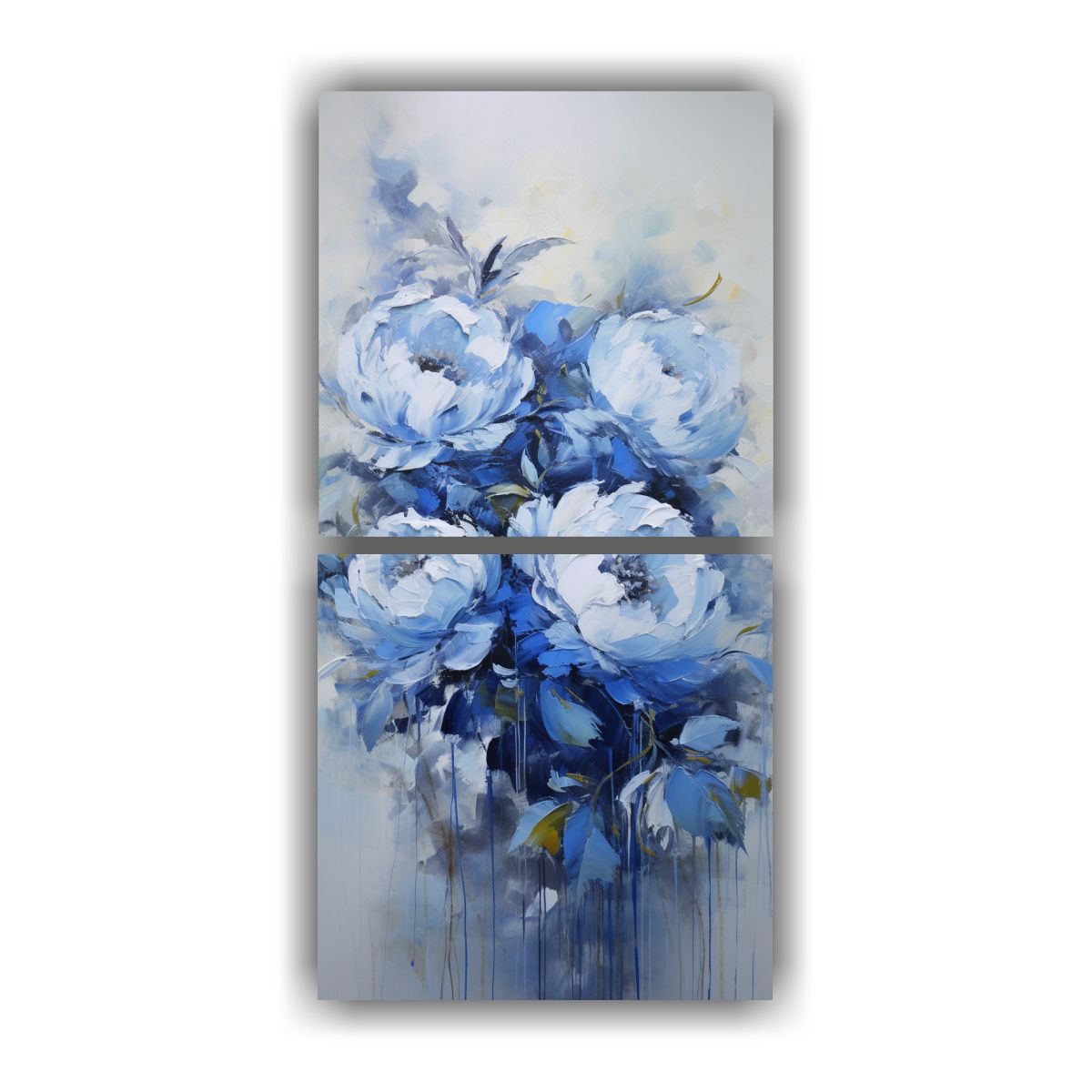 GENERICO - Pintura En Lienzo Estilo Elegancia Con Peonías 80x160 Cm