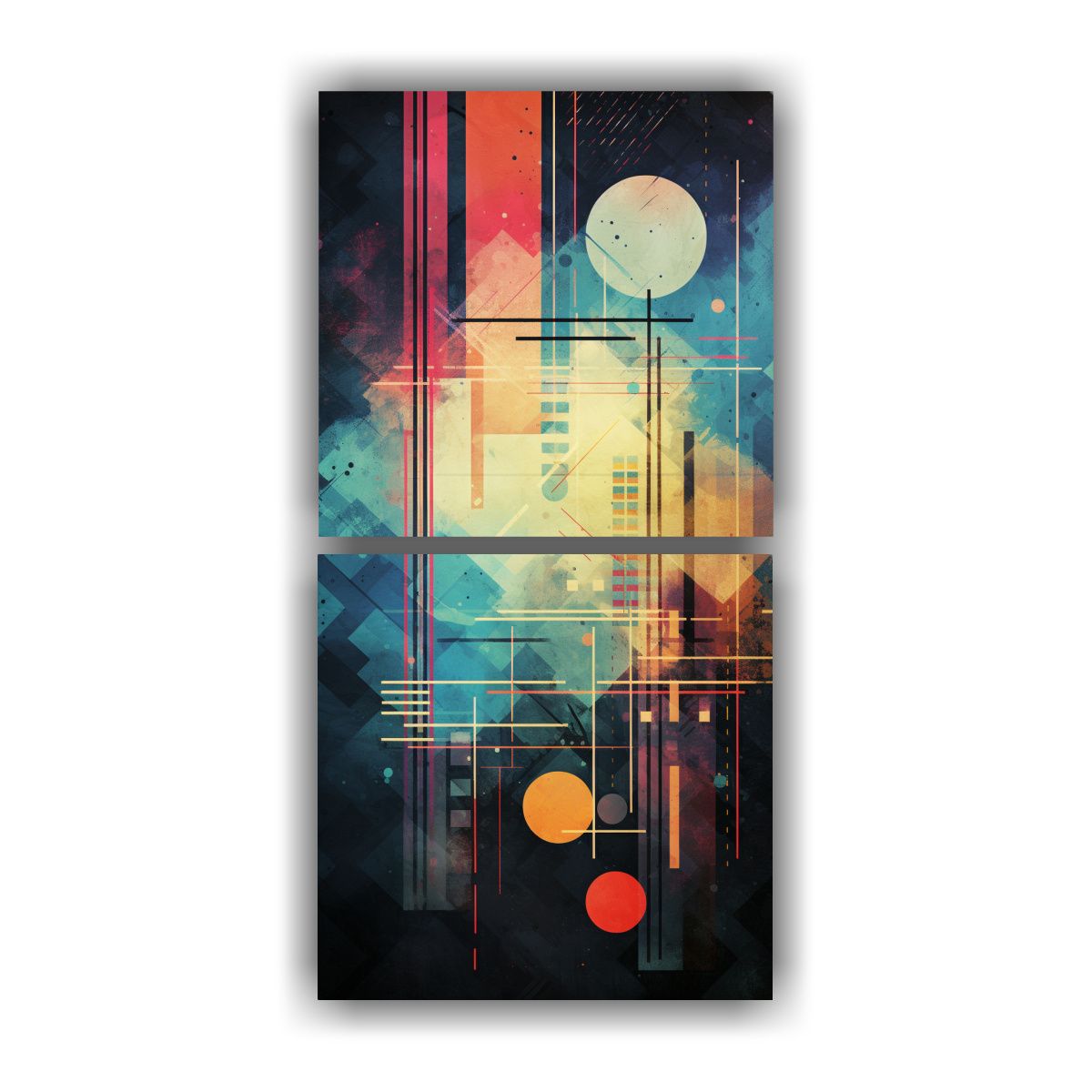 GENERICO - Fondo Abstracto Estilo Pinturas Decorativas 80x160 Cm
