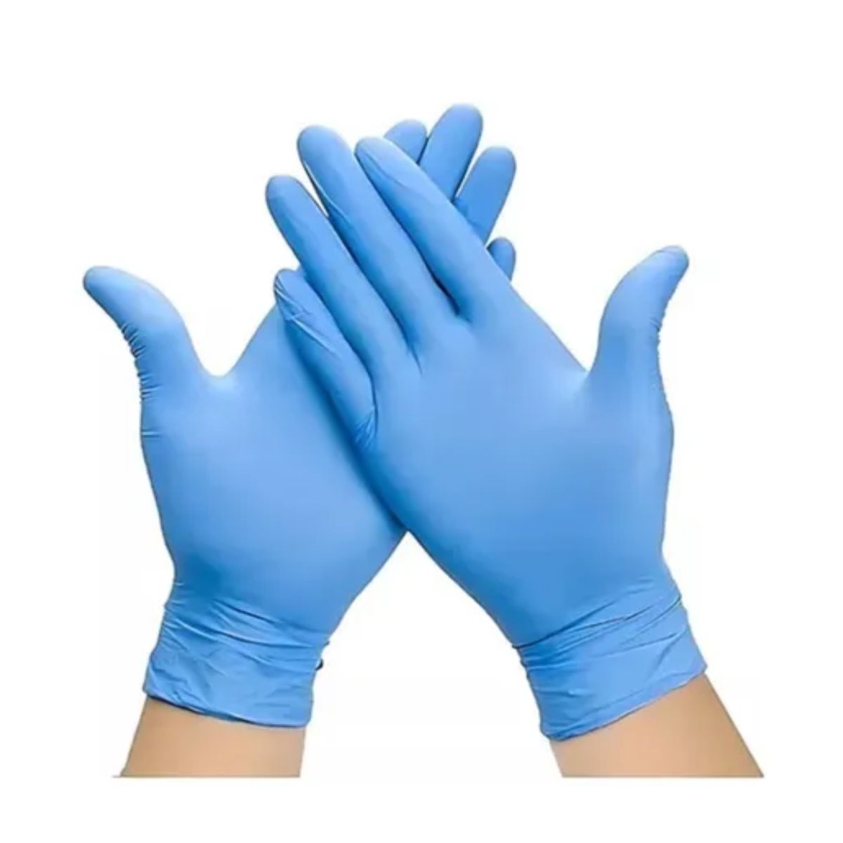 CLEANCARRIER - Guantes Vinilo Azul CLEANCARRIER Talla L Caja X 100 Uds.