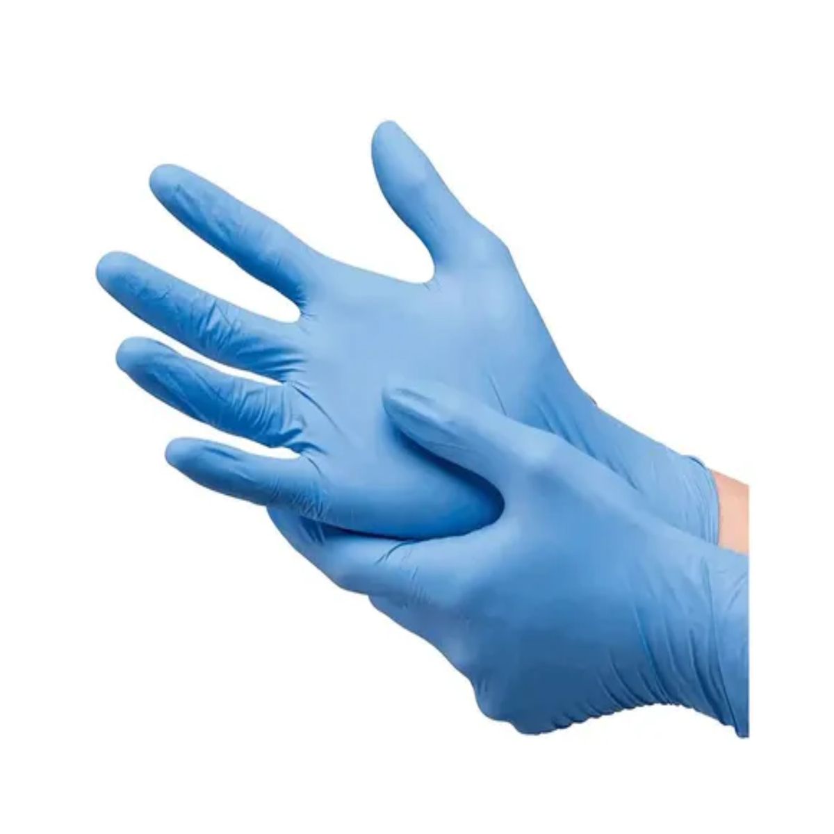 CLEANCARRIER - Guantes Vinilo Azul CLEANCARRIER Talla L Caja X 100 Uds.