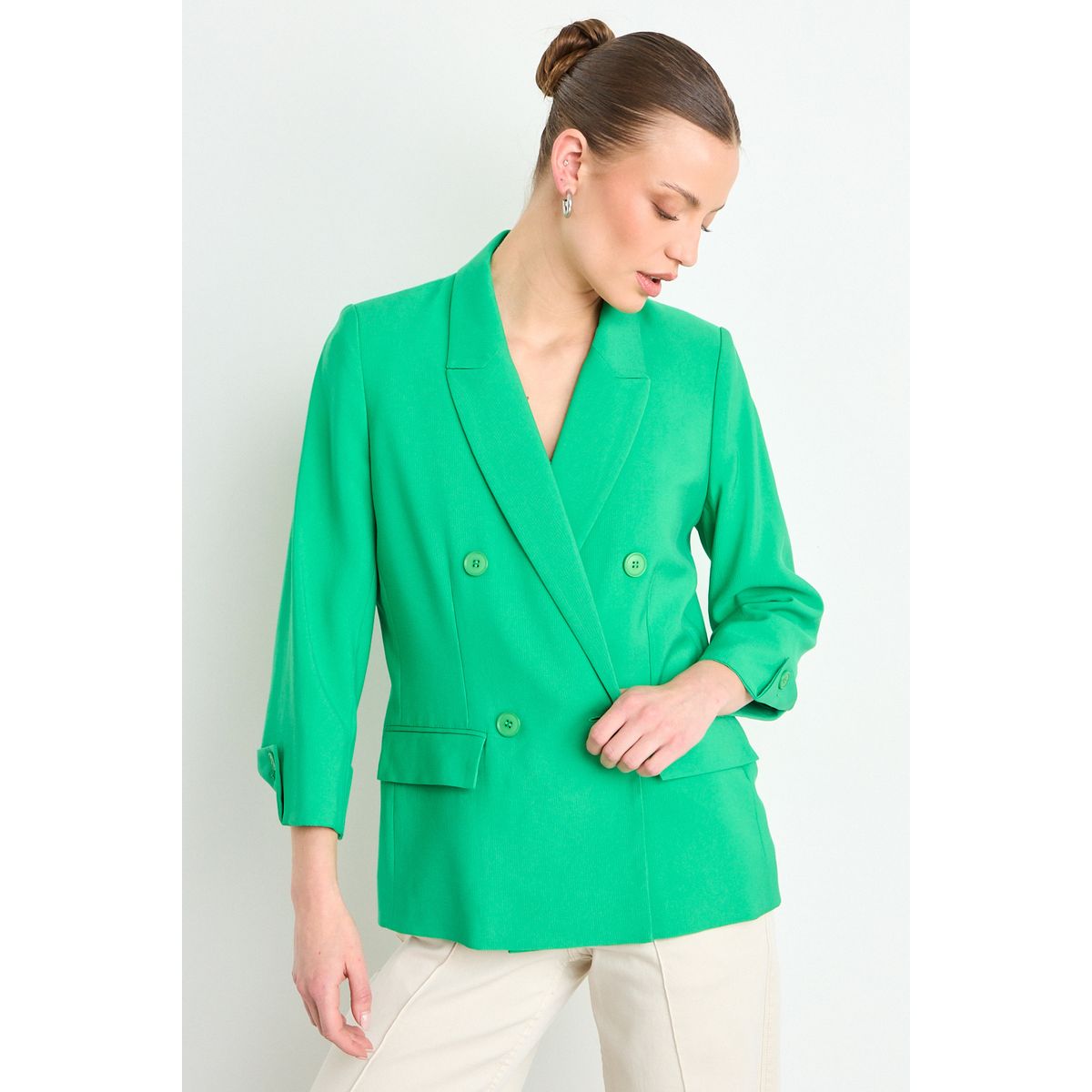 IO - Blazer Mujer Verde Oliva Io
