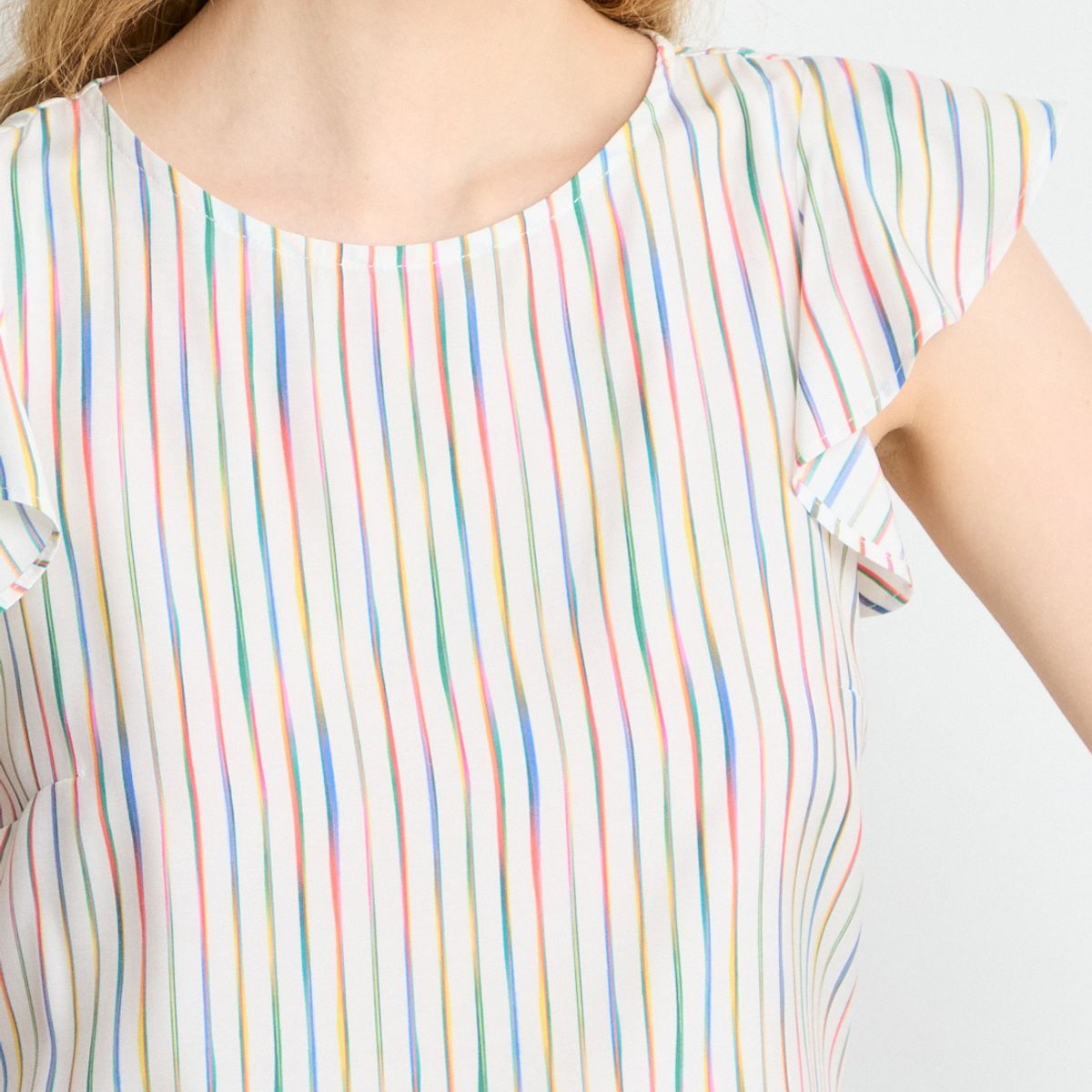 IO - Blusas Manga Corta Mujer Crudo Io