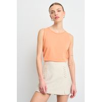 Polera Sin Mangas Mujer Naranjo