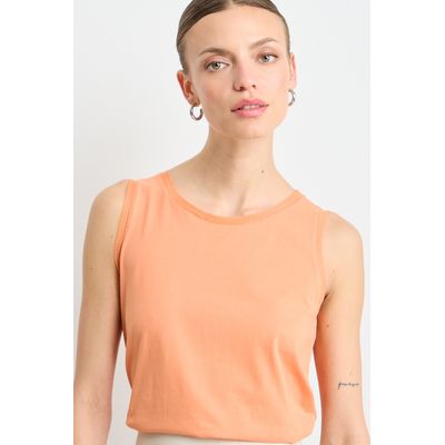 Imagen 2 del producto Polera Sin Mangas Mujer Naranjo