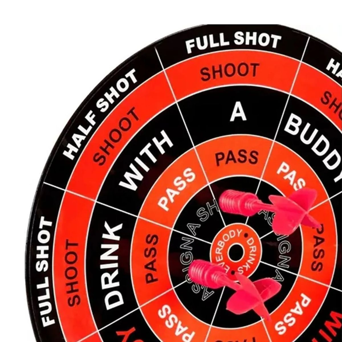 GENERICO - Dardos Magnéticos Juego Tiro Al Blanco Drink Fiesta + 4 Shot