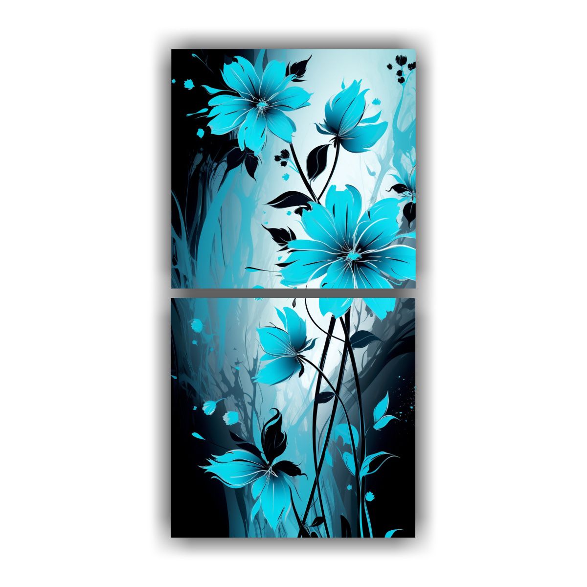 GENERICO - Dos Telas En Bastidor Decoración Dormitorio 80x160 Cm