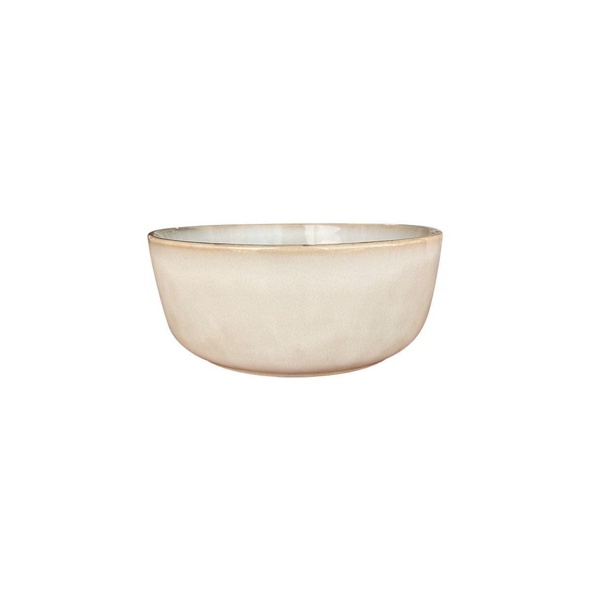 IMAHE - Set 6 Bowl Redondo Ceramica 155X65Cm Beige Linea Oslo